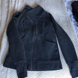Dark great lululemon scuba jacket